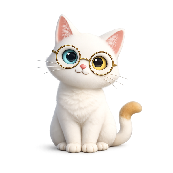 Kelime Zinciri Cat Mascot